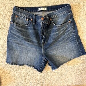 Madewell high rise denim shorts NWOT